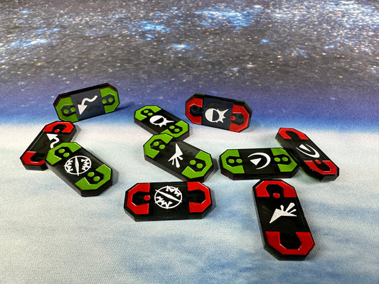Defense Tokens with V2 Side Design