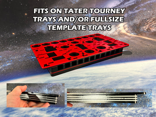 Full Size Acrylic Ship and Squadron Tray/Lid