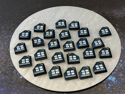 Russian Fleet Ship Tags