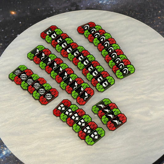 Defense Tokens with Generic Side Design