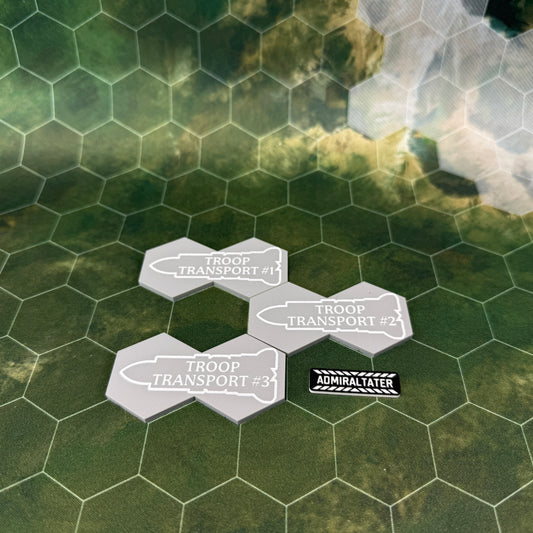 Invasion Troop Transport Ship Tokens