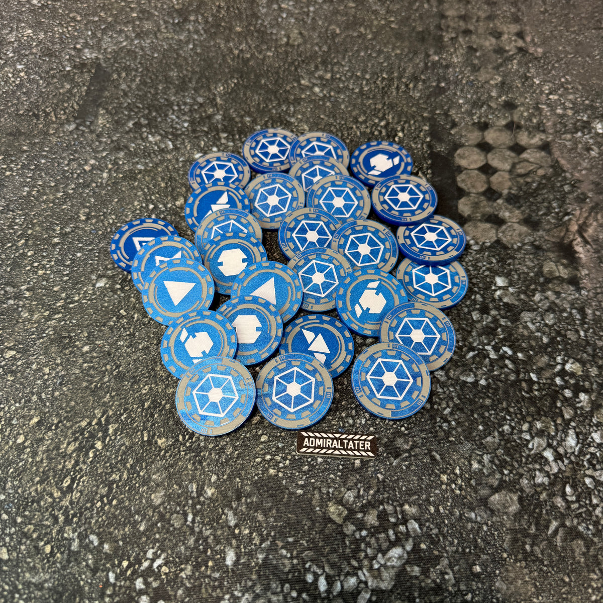 Order Tokens - set of 28 - compatible with Star Wars Legion