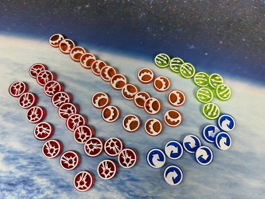 Command Tokens Specialty Colors: Complete Set of 60