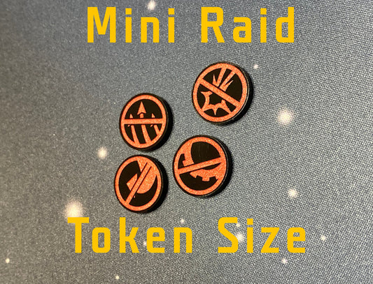 Raid Command Tokens - Set of 4