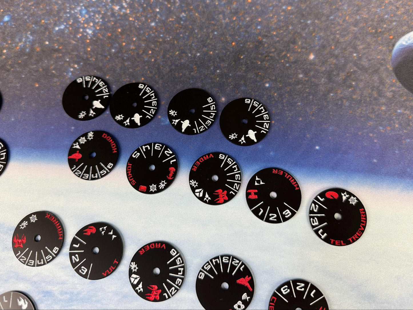 Nexus Scum Acrylic Squadron Tokens
