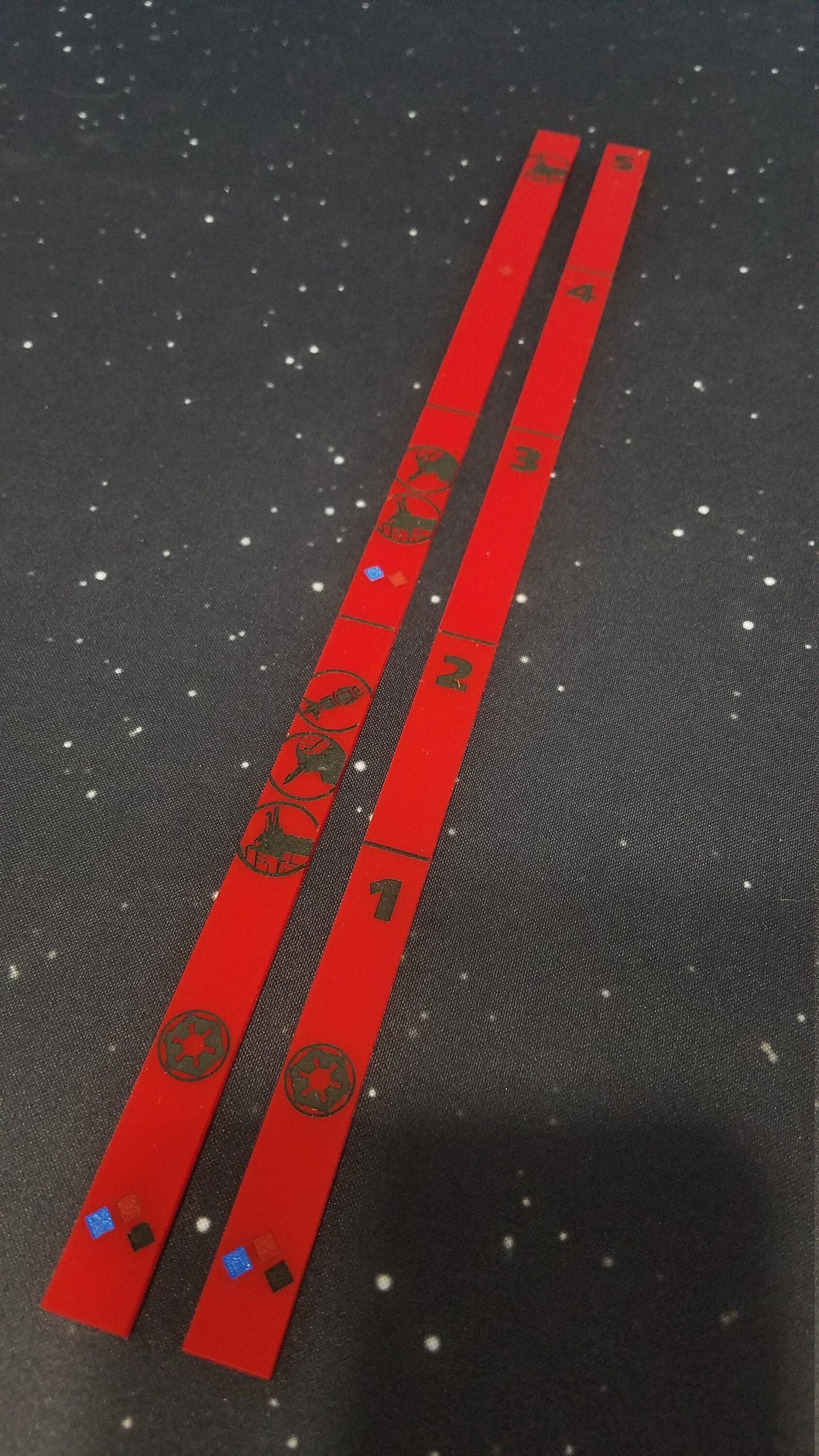 Double-sided Range Ruler or Set of (2)