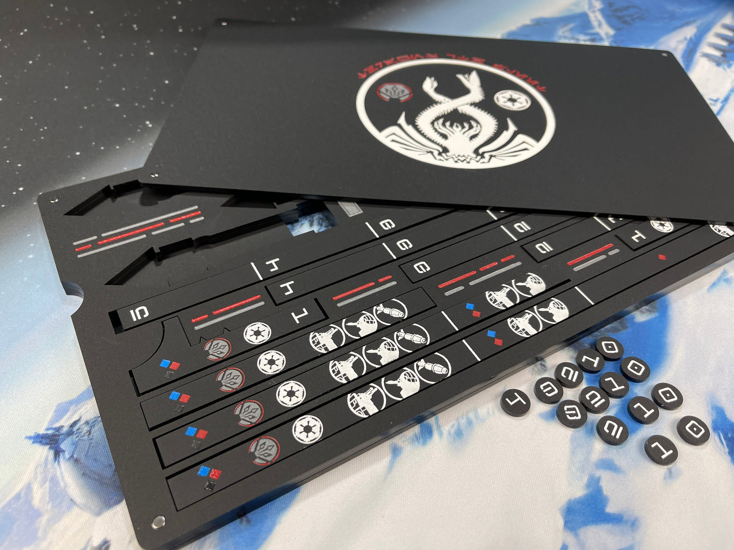 7th Fleet Special Edition Template Tray and Acrylic Ruler Set