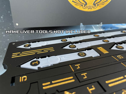 7th Fleet Special Edition Template Tray and Acrylic Ruler Set