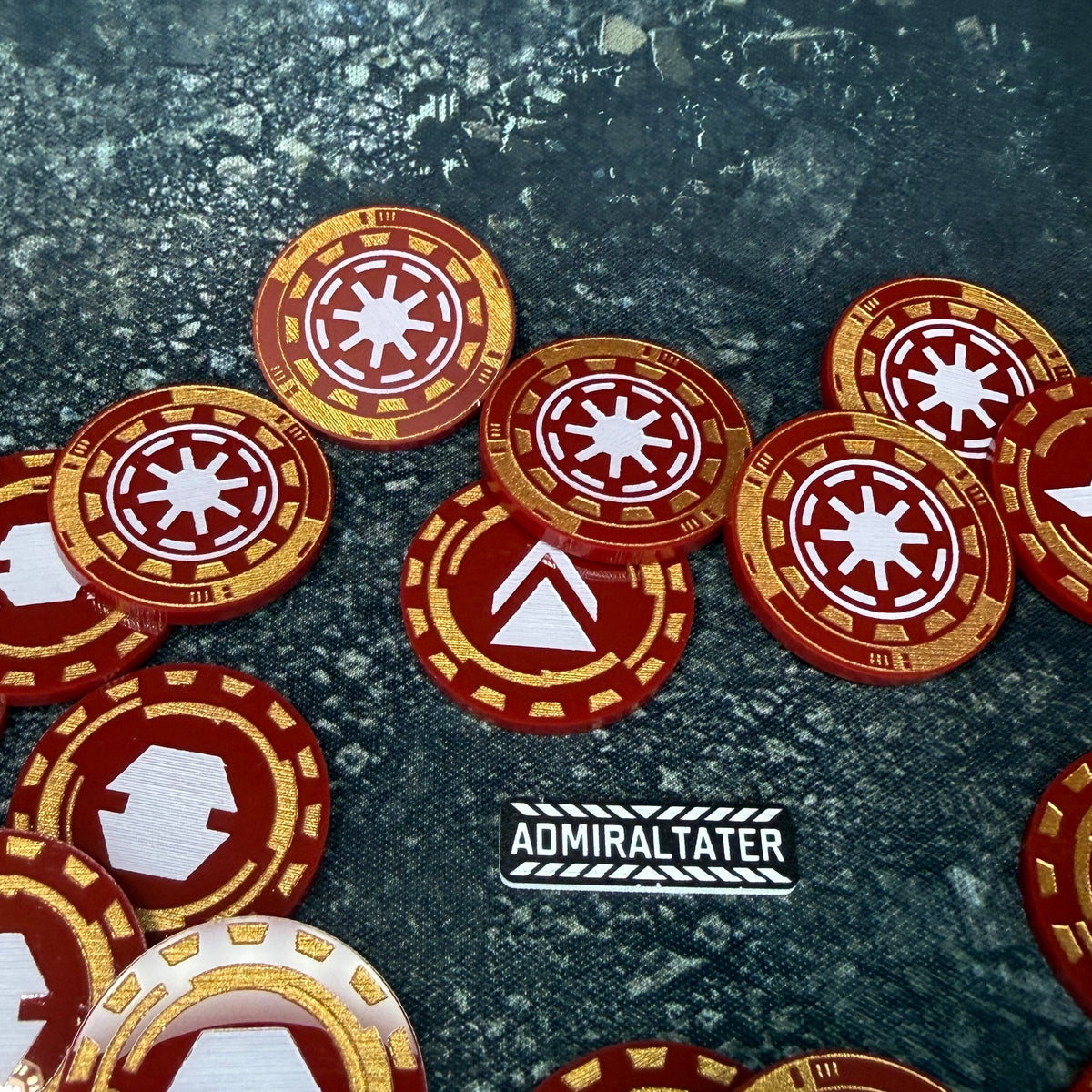 Order Tokens - set of 28 - compatible with Star Wars Legion