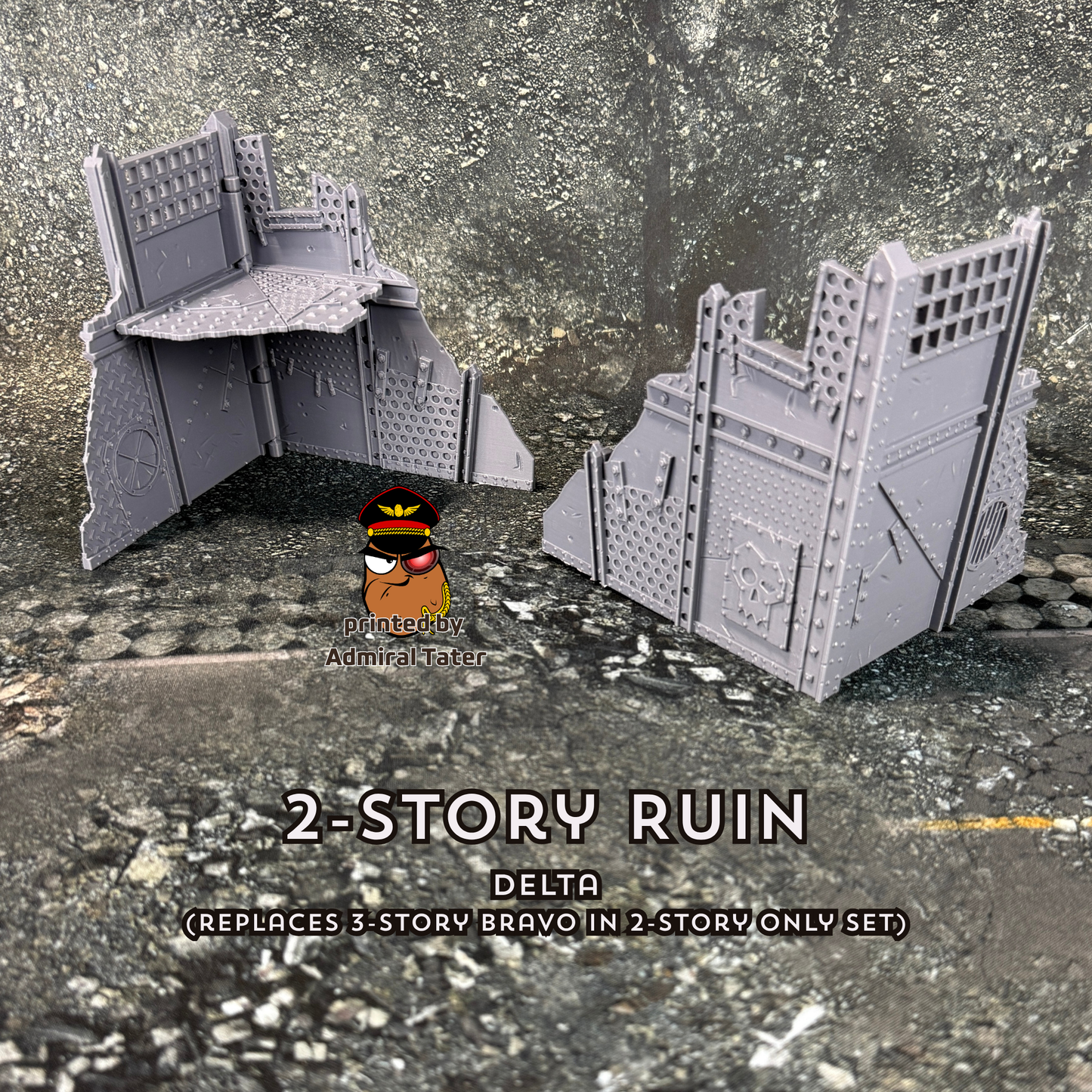 11th Edition Folding Terrain Set - Official Layout compatible- Multiple Themes available
