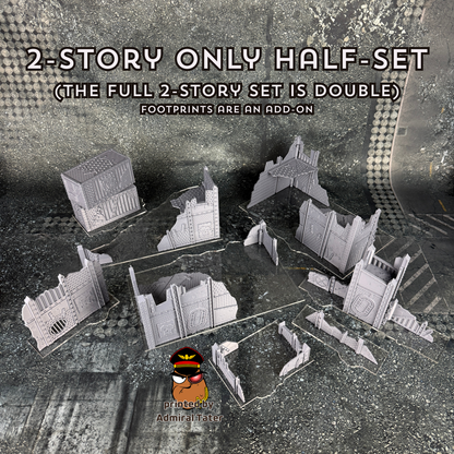 11th Edition Folding Terrain Set - Official Layout compatible- Multiple Themes available