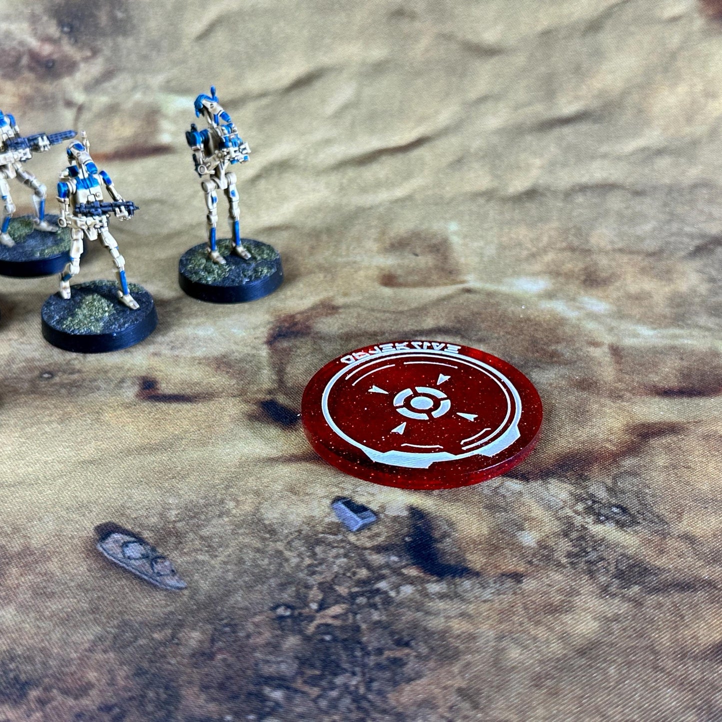 POI (Point of Interest Objective) Tokens and 0.5 Range Ruler Combo