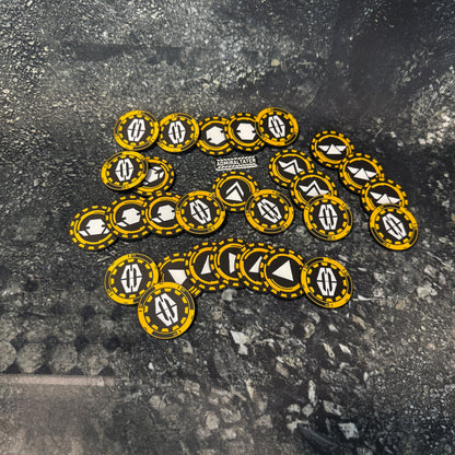 Order Tokens - set of 28 - compatible with Star Wars Legion