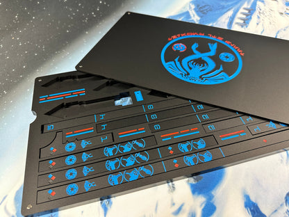 7th Fleet Special Edition Template Tray and Acrylic Ruler Set