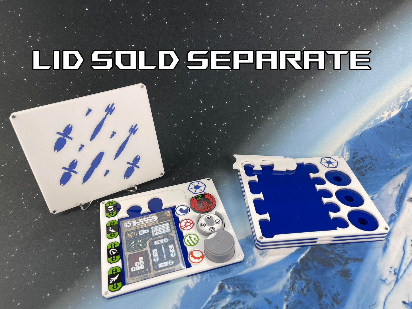 Magnetic Tarot Card-sized Ship Tray