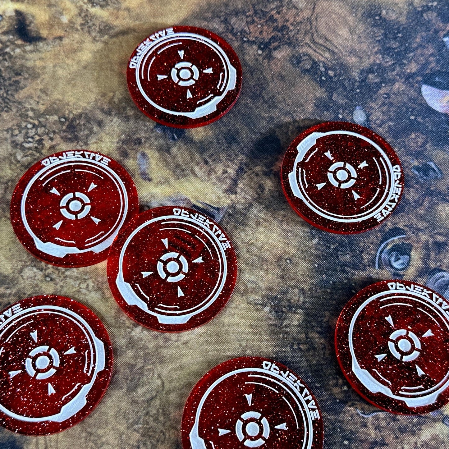 POI (Point of Interest Objective) Tokens - set of 8