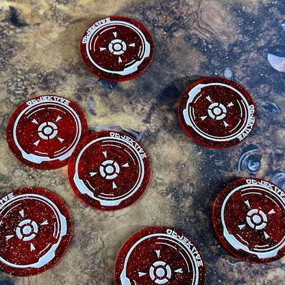 POI (Point of Interest Objective) Tokens - set of 8