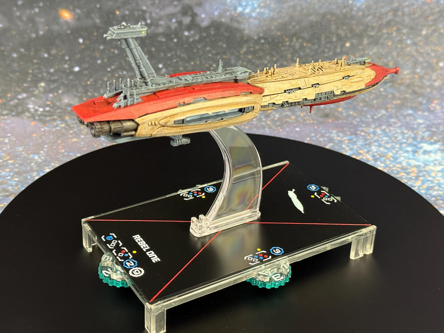 Original Acrylic Armada Ship Tokens