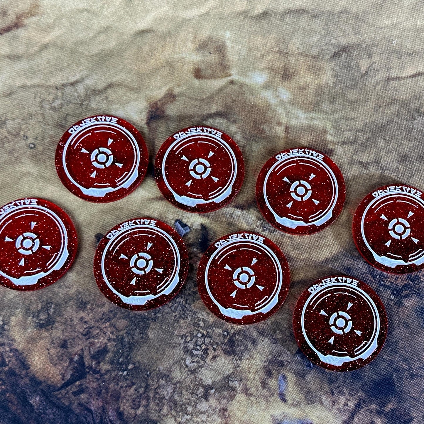 POI (Point of Interest Objective) Tokens - set of 8