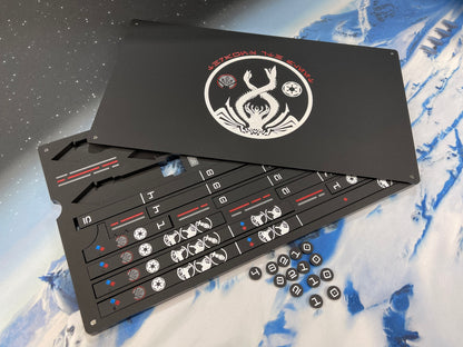 7th Fleet Special Edition Template Tray and Acrylic Ruler Set