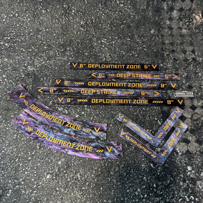 11th Edition: Deployment Zone Markers & Deep Strike Set for 40k double-sided
