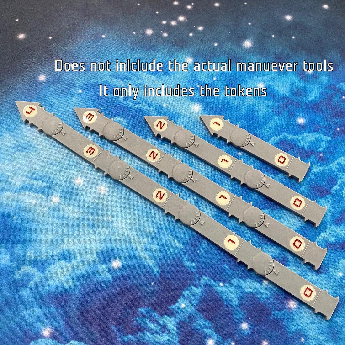 Acrylic Token inserts ONLY - for Maneuver tools