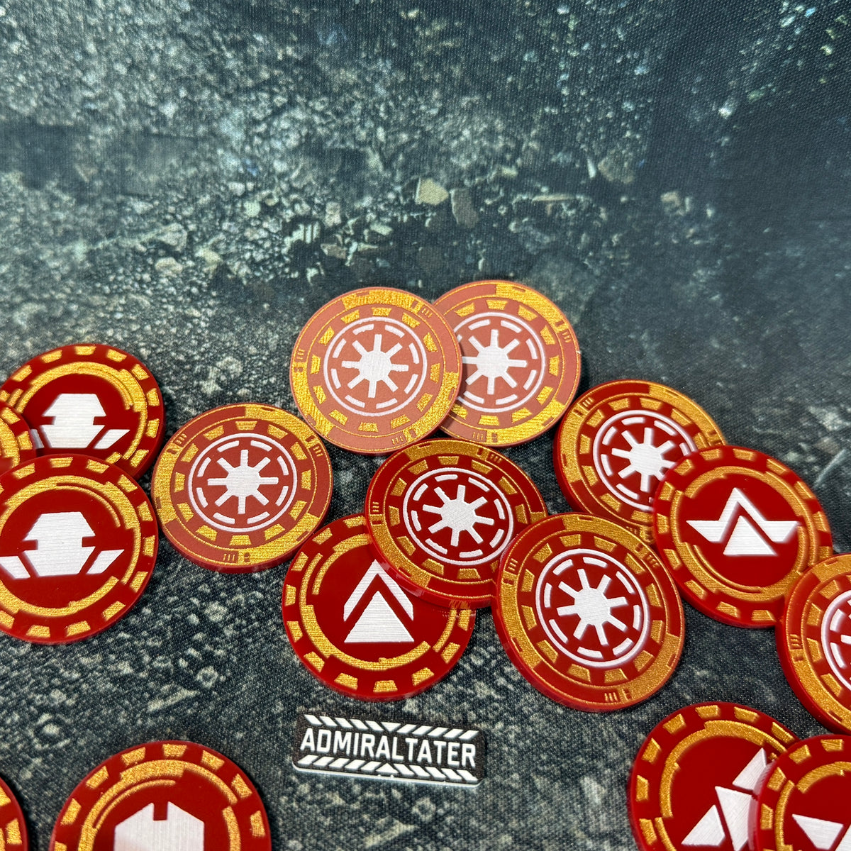 Order Tokens - set of 28 - compatible with Star Wars Legion