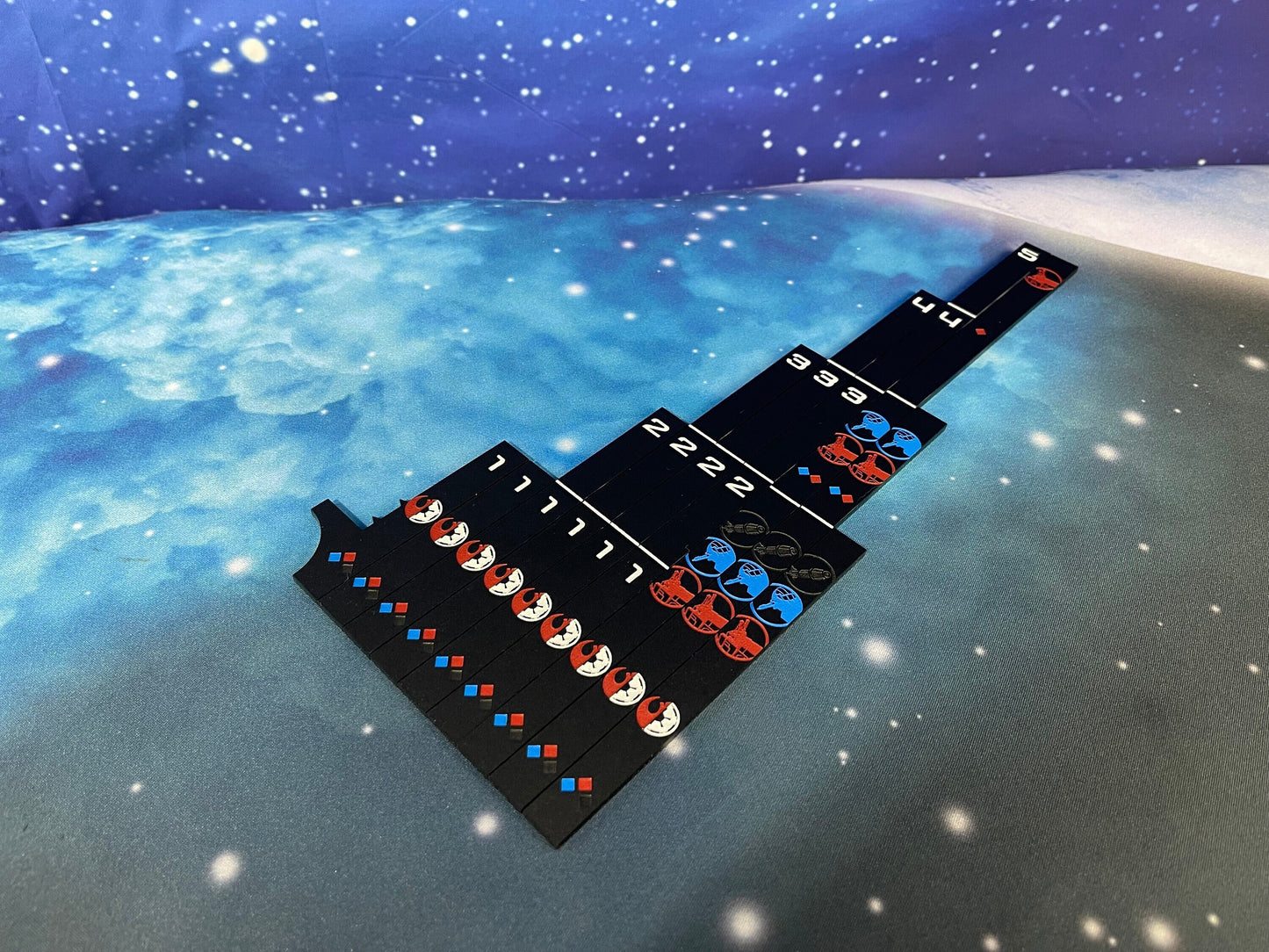 SW Armada Rulers Full set: Laser Cut Acrylic Range and Speed Set