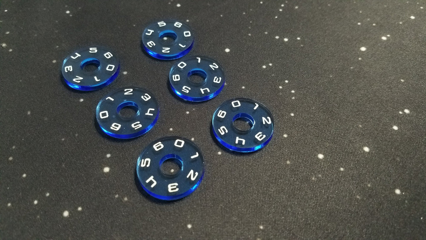 Acrylic Shield Dial Upgrade Set of (6) for the SSD