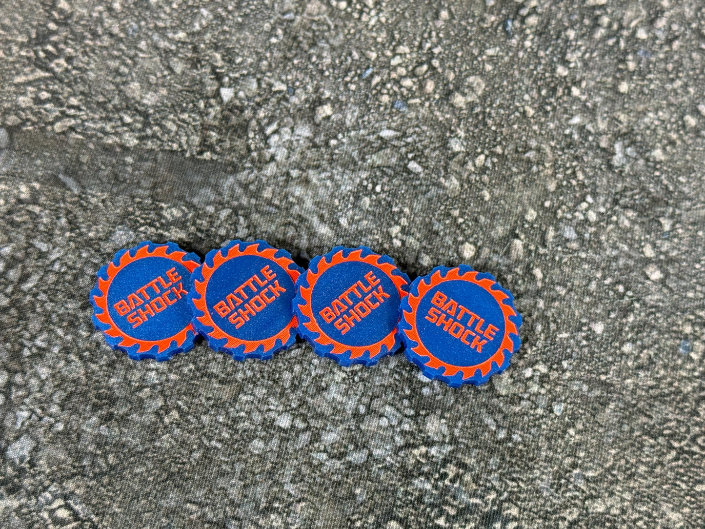 Custom Battle Shock tokens