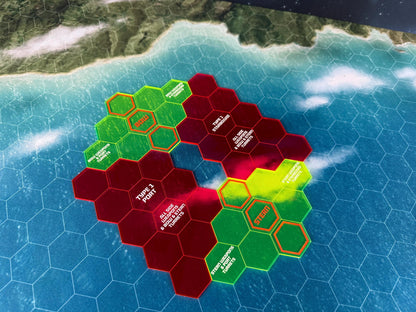 Firing Arc Acrylic Hex Set