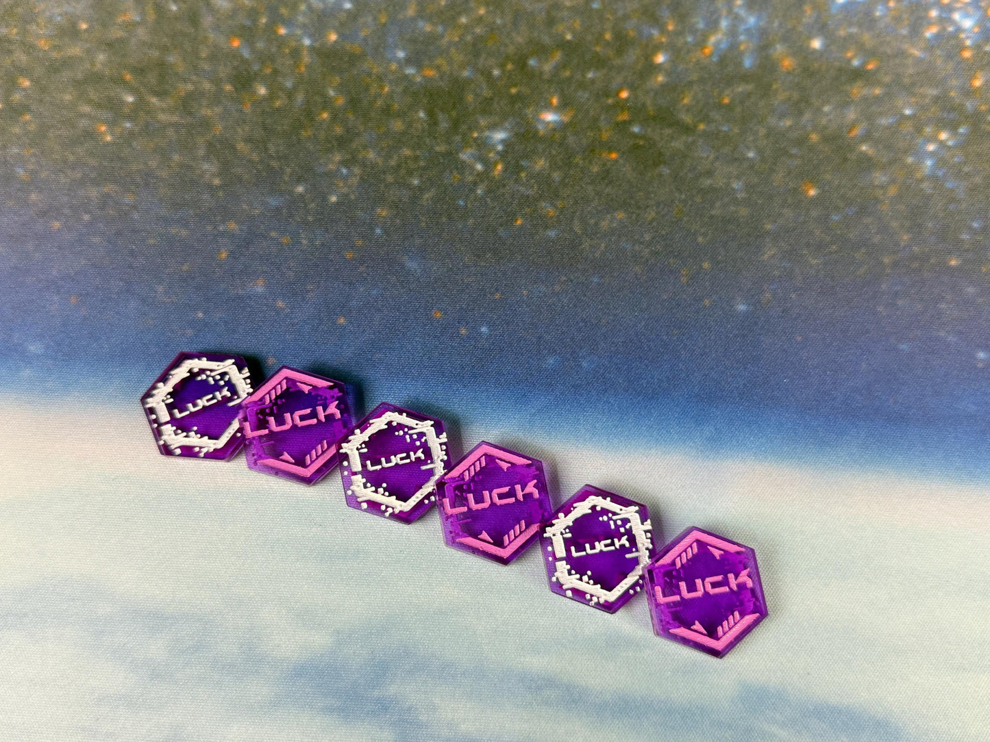 Luck Tokens double-sided - set of 6