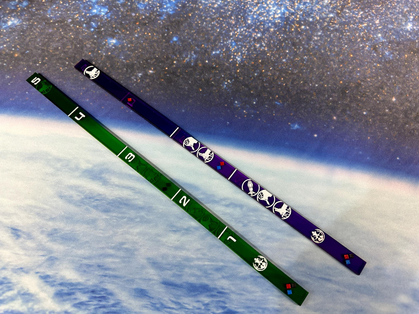 Double-sided Range Ruler or Set of (2)