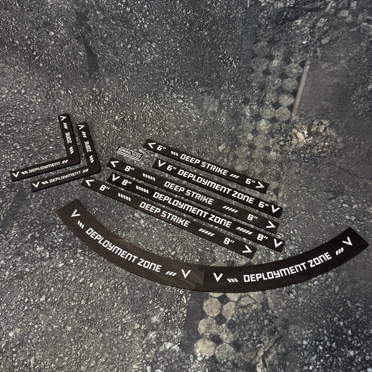 11th Edition: Deployment Zone Markers & Deep Strike Set for 40k double-sided
