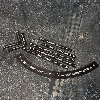 11th Edition: Deployment Zone Markers & Deep Strike Set for 40k double-sided