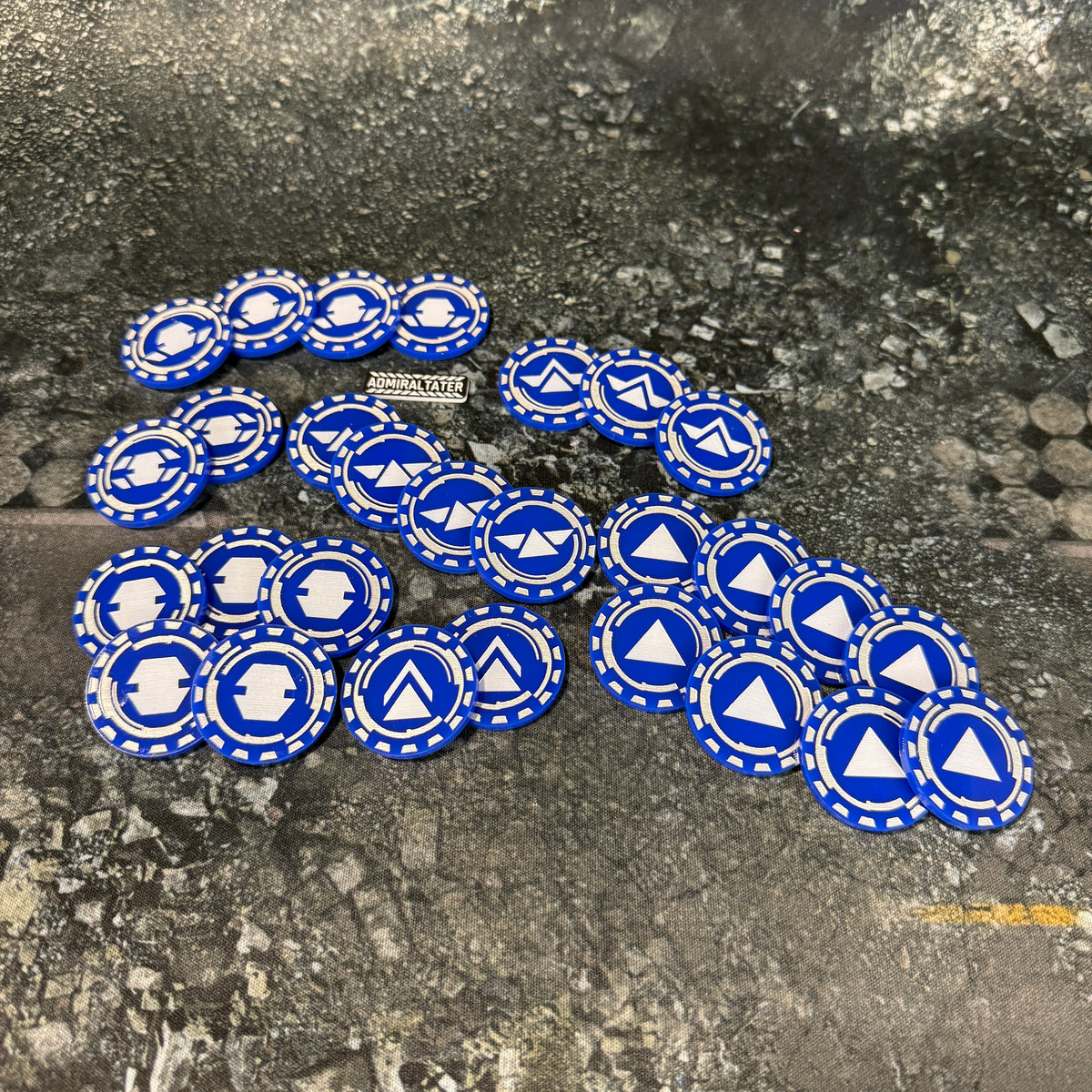 Order Tokens - set of 28 - compatible with Star Wars Legion