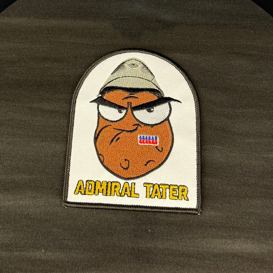 Admiral Tater Embroidered patch