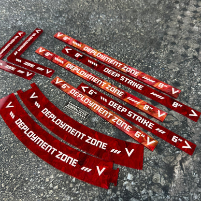 11th Edition: Deployment Zone Markers & Deep Strike Set for 40k double-sided