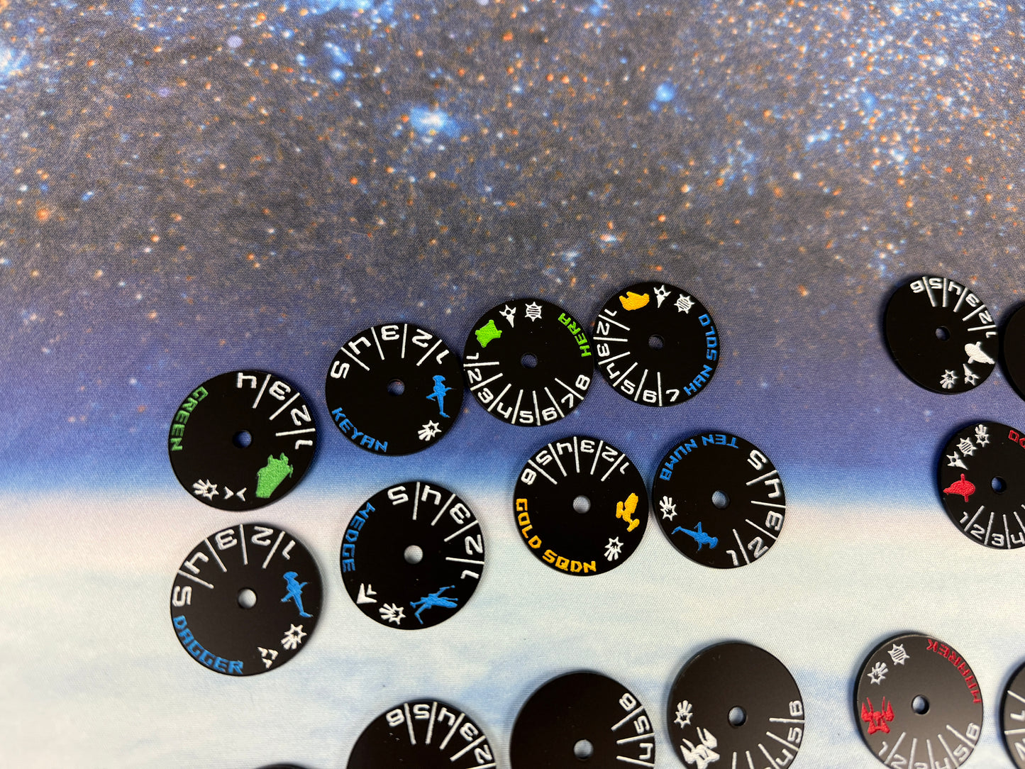 Rebel Acrylic Squadron Tokens for Base Armada and RR