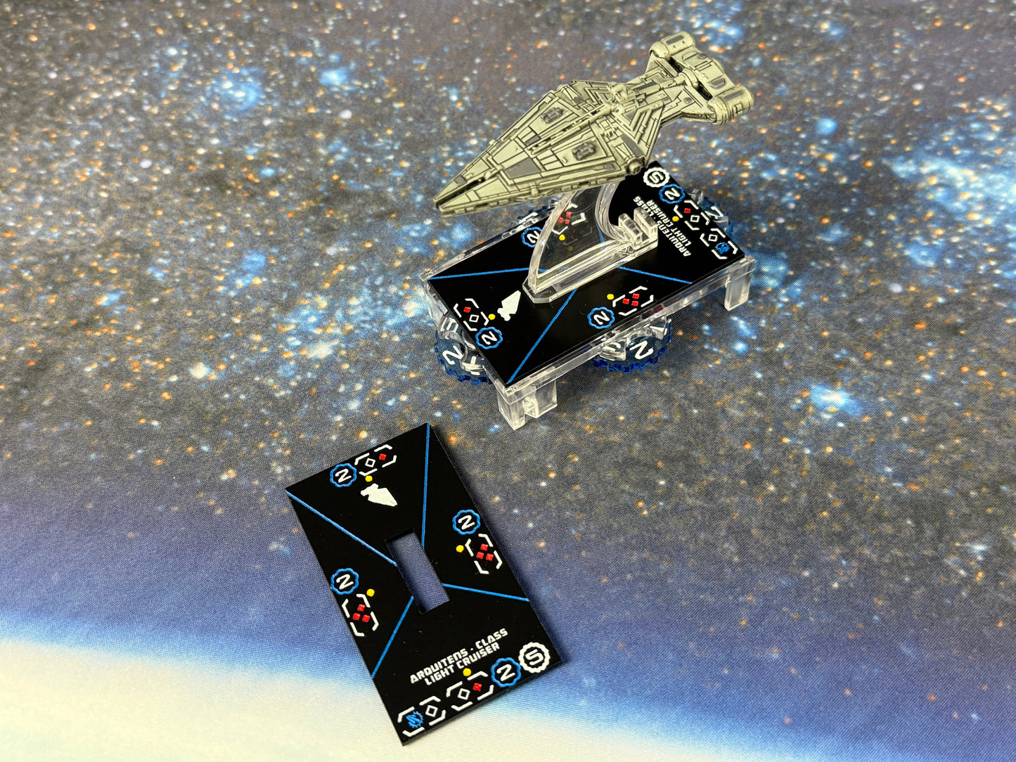 ARC Acrylic Ship Tokens by Admiral Tater