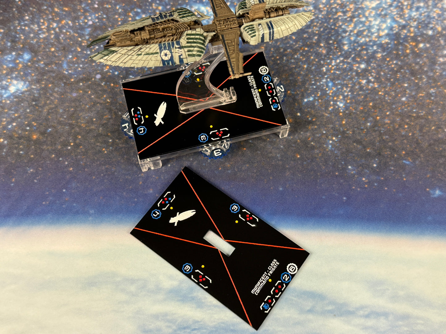 ARC Acrylic Ship Tokens by Admiral Tater