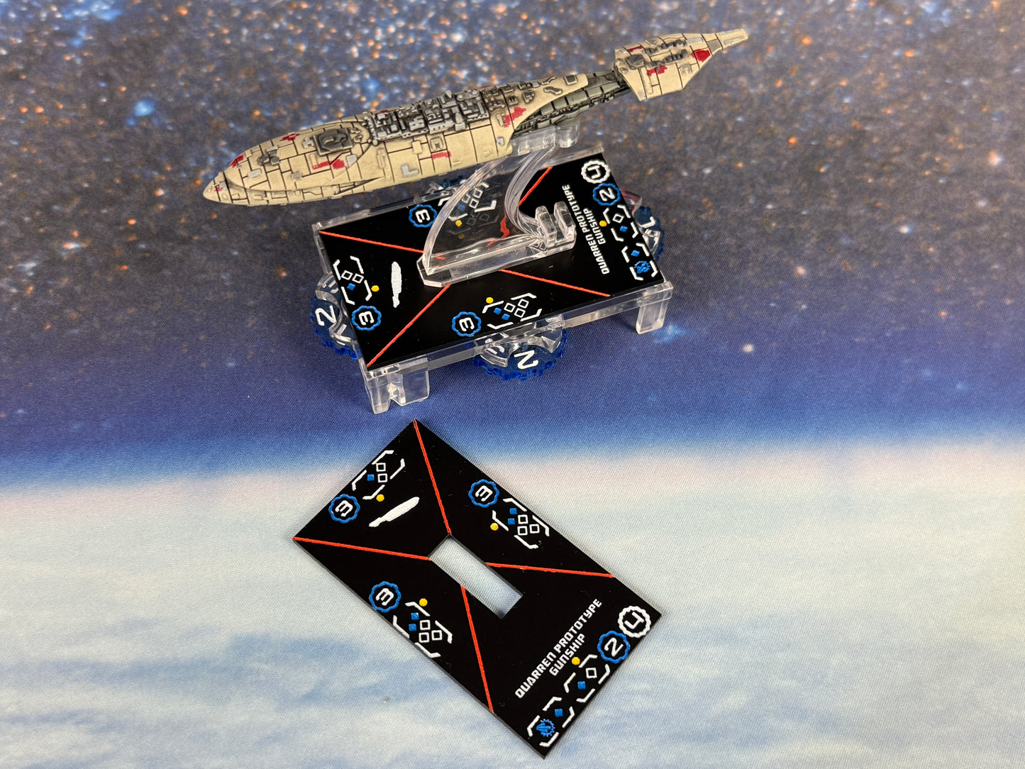 ARC Acrylic Ship Tokens by Admiral Tater
