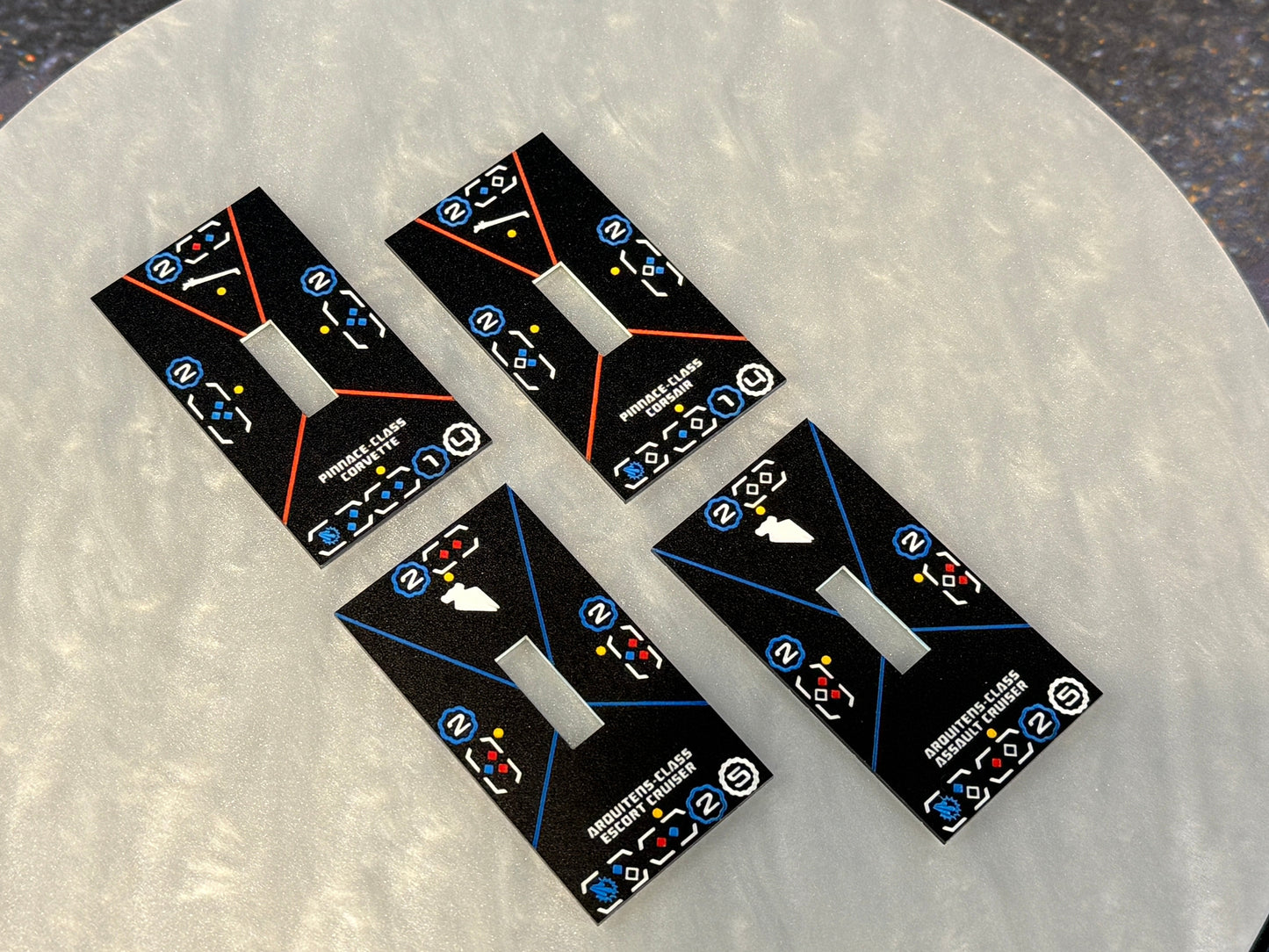 Armada Legacy Acrylic Ship Tokens