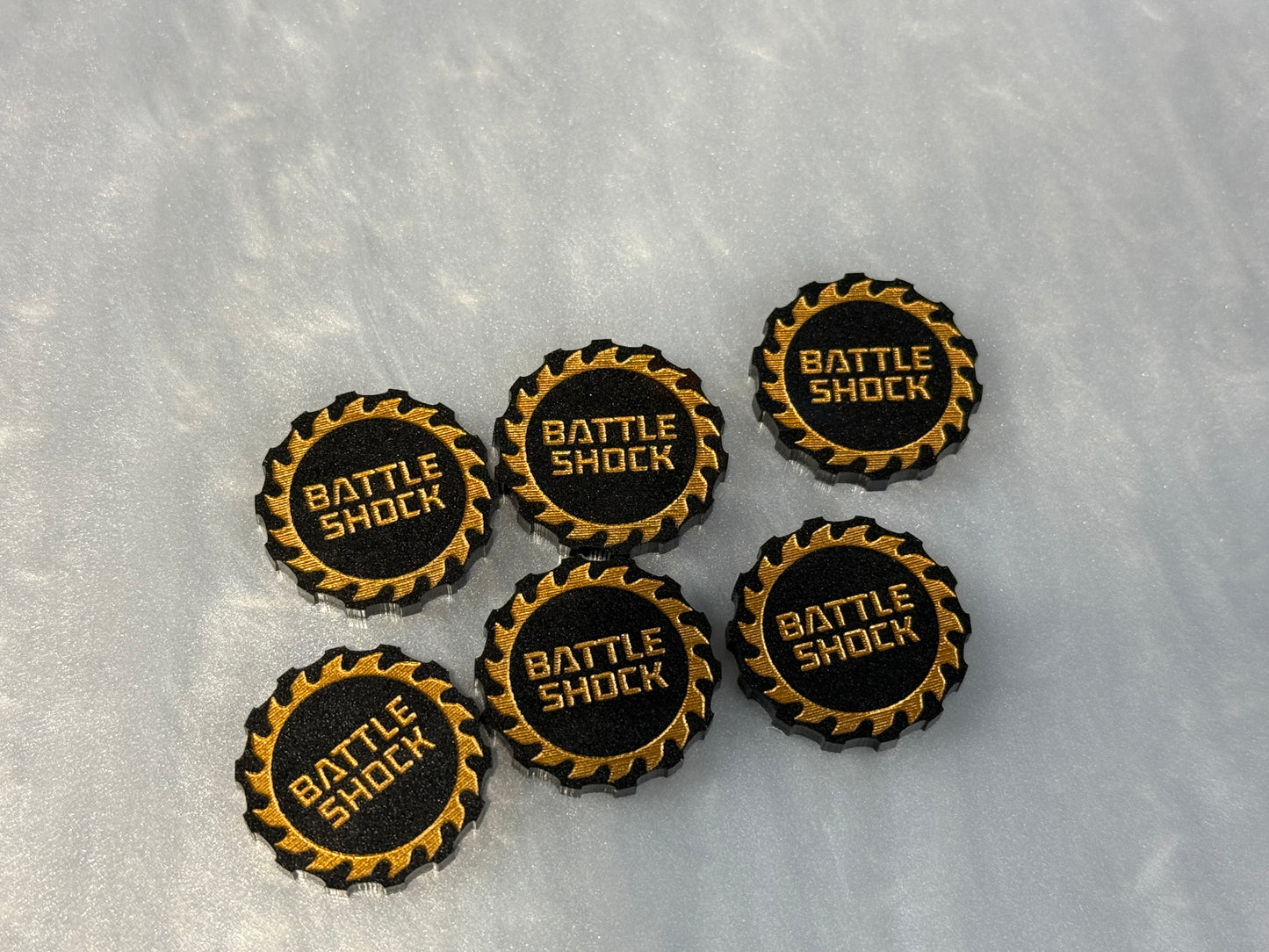 Custom Battle Shock tokens