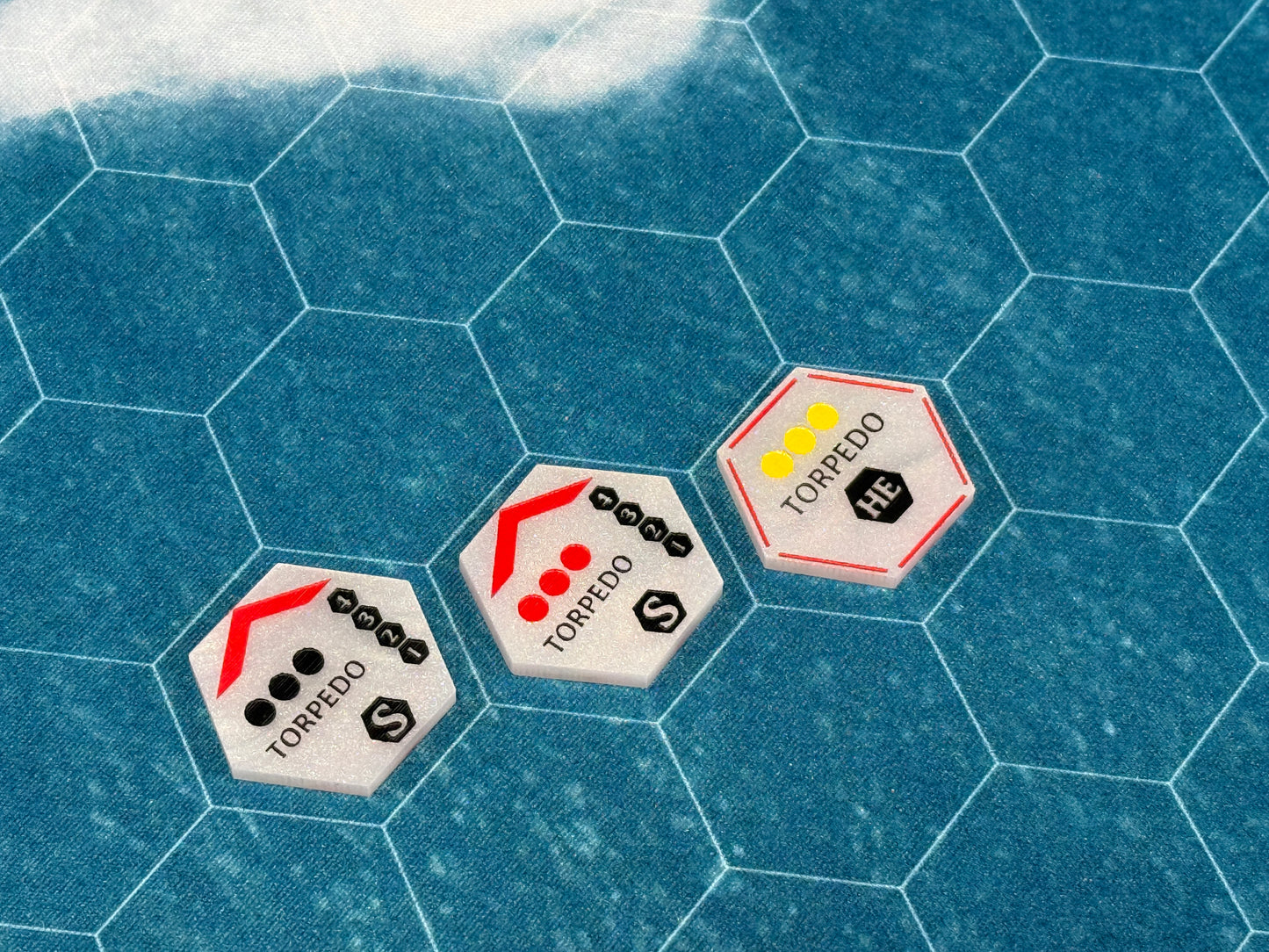 Torpedo Tokens - Double Sided Set of 20