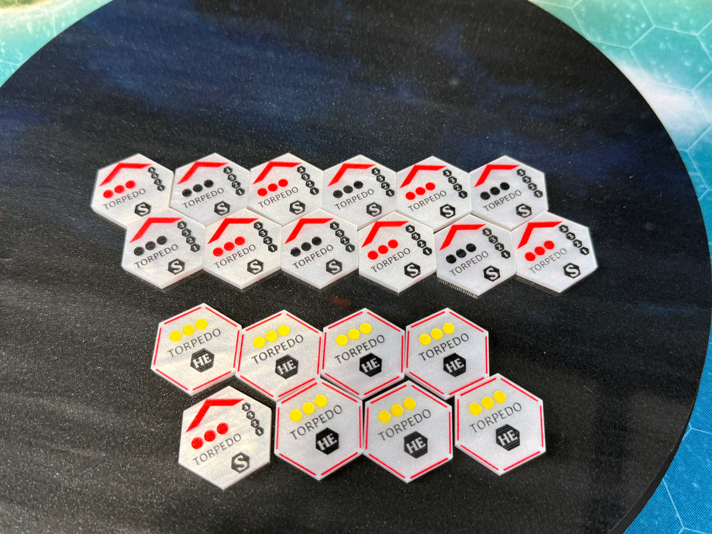 Torpedo Tokens - Double Sided Set of 20