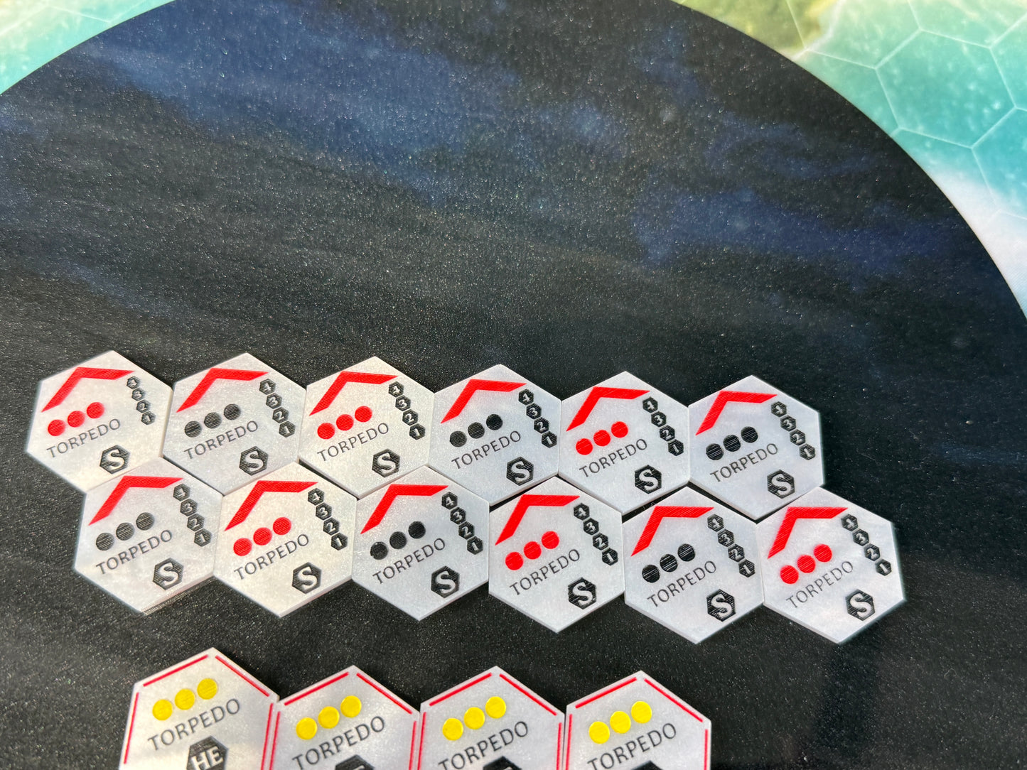 Torpedo Tokens - Double Sided Set of 20