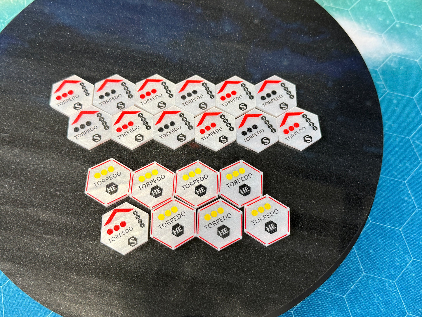 Torpedo Tokens - Double Sided Set of 20