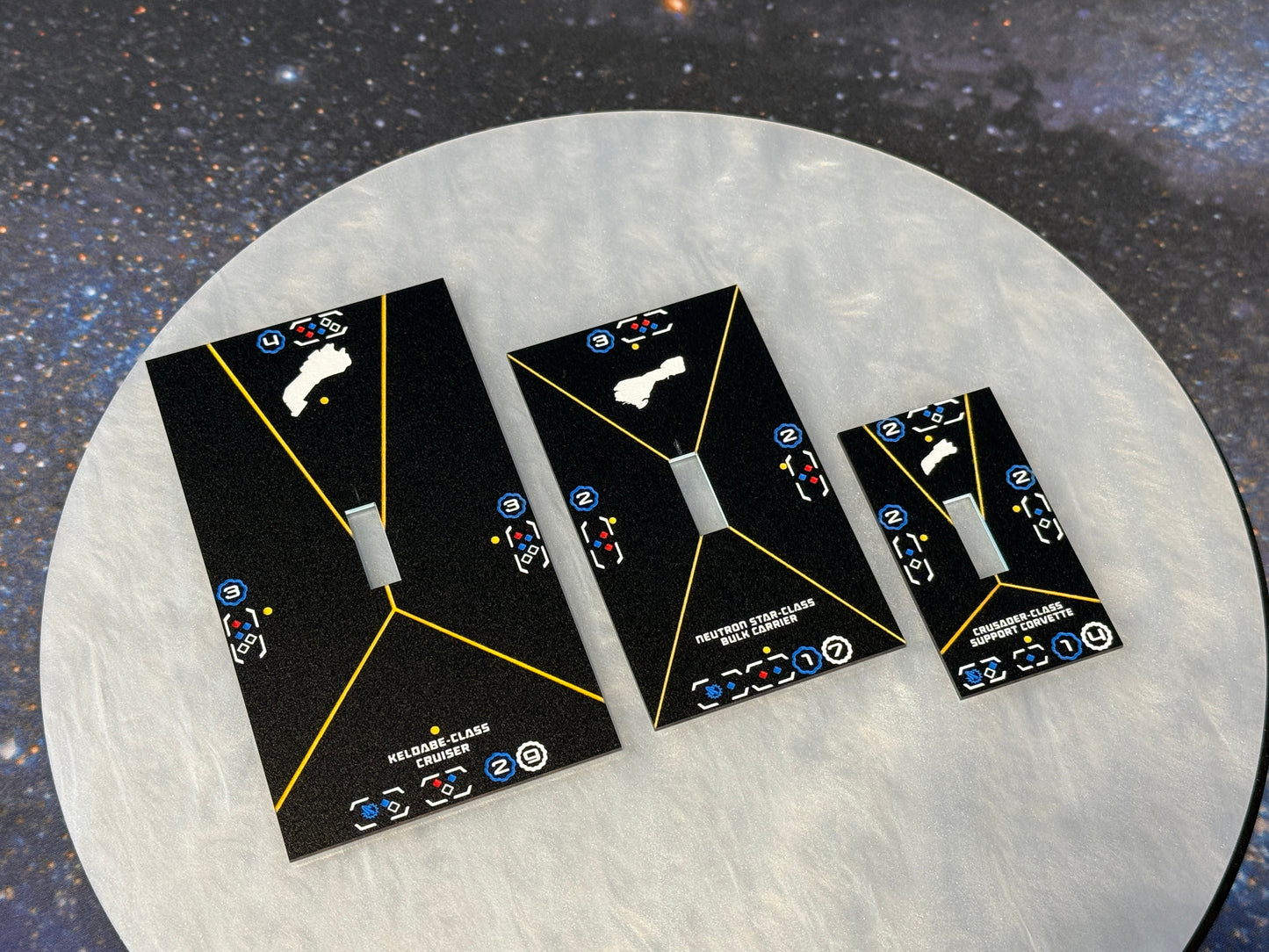 Nexus Acrylic Armada Ship Tokens