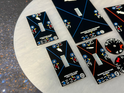 ARC Acrylic Ship Tokens by Admiral Tater